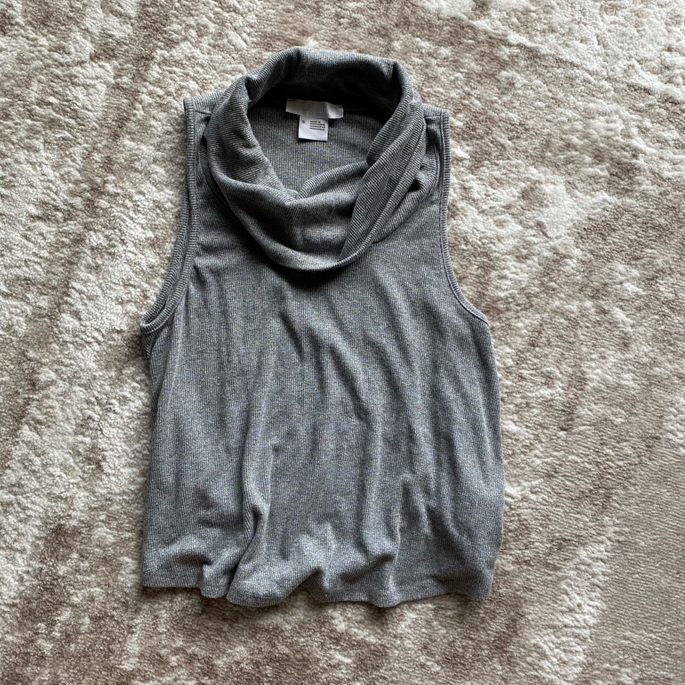 Cooperative Grey Cowl Neck